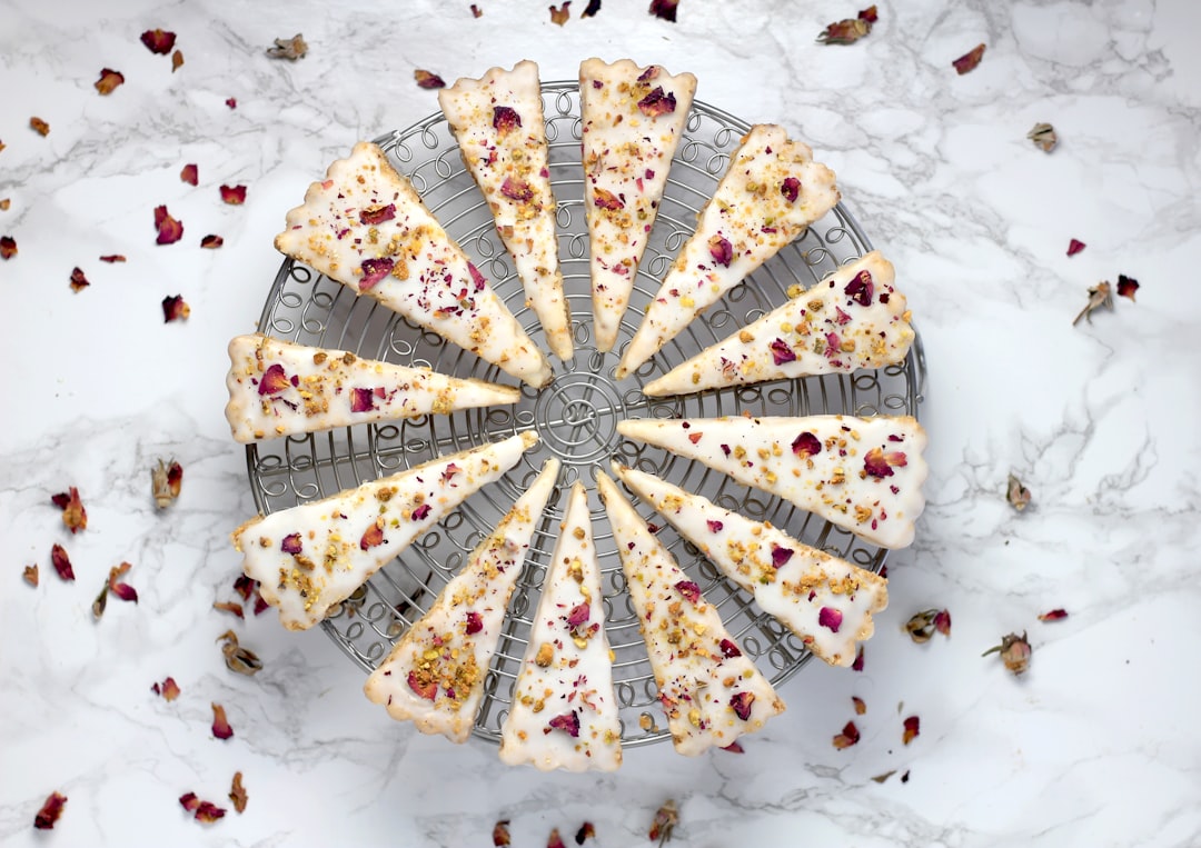 Pistachio Rose Shortbread